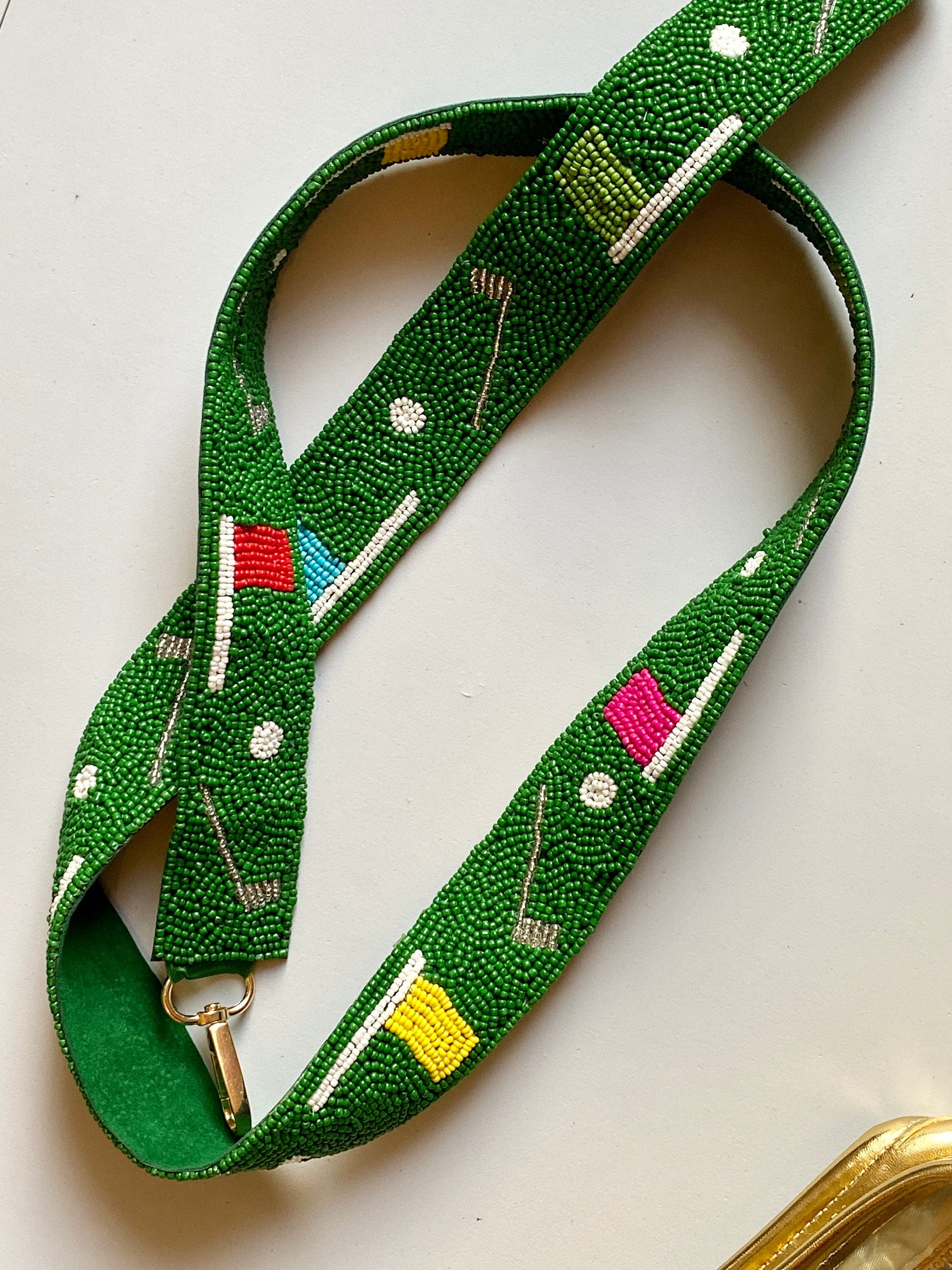 Beaded Golf Purse Strap